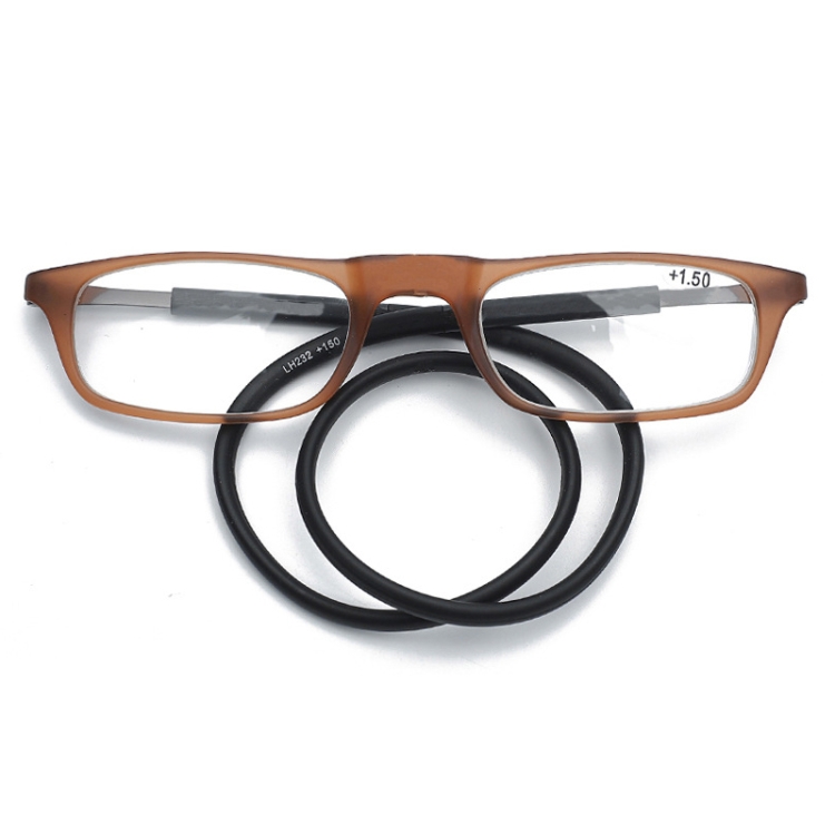 Portable Magnetic Hanging Neck Retractable Reading Glasses +125(Brown Frame Black Legs)
Portable Magnetic Hanging Neck Retractable Reading Glasses +125(Brown Frame Black Legs)