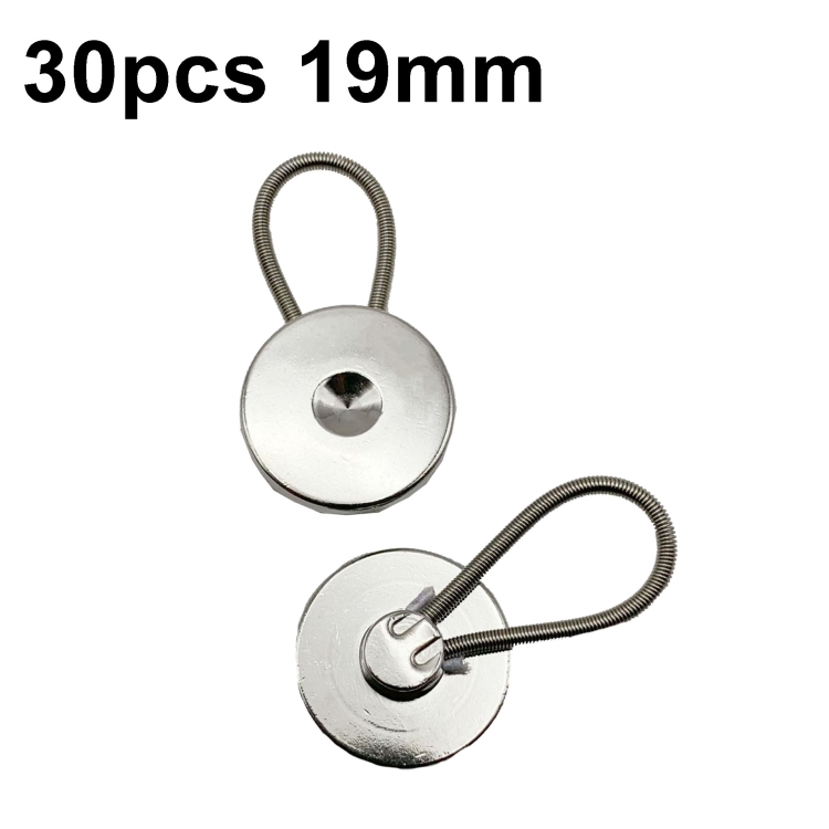 30pcs Jeans Spring Expansion Waist Button Removable Metal Pants Waist Adjustment Button Collar Decoration Button 19mm Light Surface
30pcs Jeans Spring Expansion Waist Button Removable Metal Pants Waist Adjustment Button Collar Decoration Button 19mm Light Surface