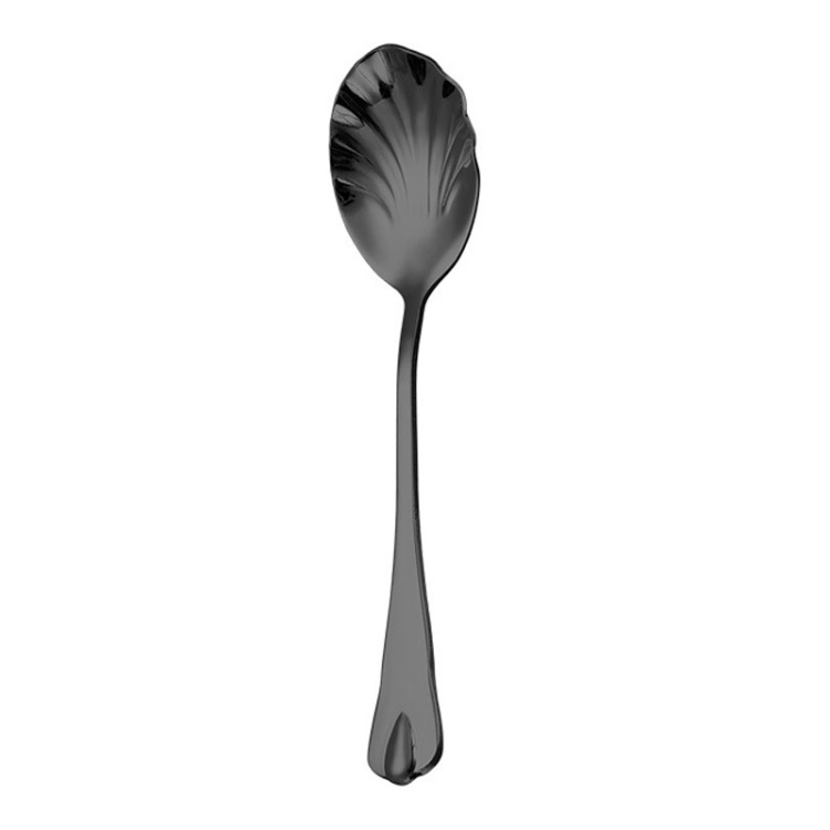 2pcs Stainless Steel Water Droplet Shell Spoon Ice Cream Spoon Coffee Mixing Spoon, Color: Black
2pcs Stainless Steel Water Droplet Shell Spoon Ice Cream Spoon Coffee Mixing Spoon, Color: Black