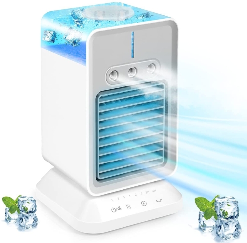 

2000 mAh USB Mini Desktop Spray Humidification Cooling Fan Home Air Conditioner Fan Cooler