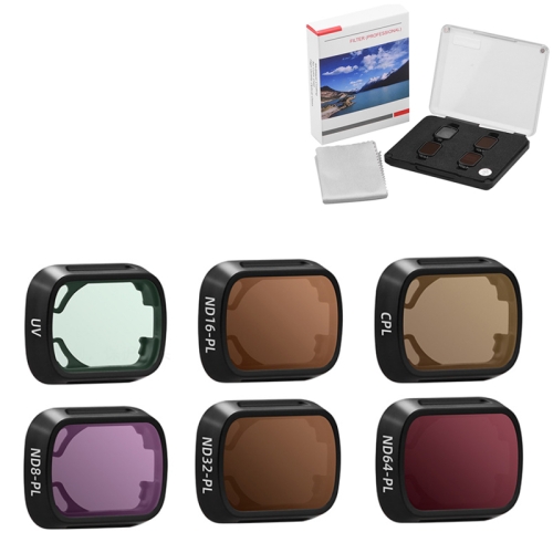 For DJI MINI3/MINI 3PRO BRDRC Filter Protective Glass, Style: 6pcs/set UV+CPL+ND8PL+ND16PL+ND32PL+ND64PL
For DJI MINI3/MINI 3PRO BRDRC Filter Protective Glass, Style: 6pcs/set UV+CPL+ND8PL+ND16PL+ND32PL+ND64PL