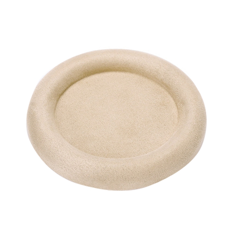 12x1.8cm Jewelry Ring Velvet Leather Round Empty Plate Bracelet Display Rack(Khaki)
12x1.8cm Jewelry Ring Velvet Leather Round Empty Plate Bracelet Display Rack(Khaki)