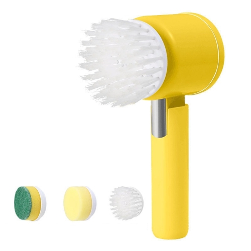 

Multifunctional Handheld Wireless Folding Electric Cleaning Brush(Lemon Yellow)