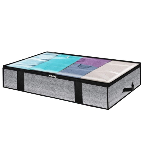Non-Woven Fabric Foldable Underbed Storage Bag for Clothes Blankets 100x50x18cm(Printing Gray)
Non-Woven Fabric Foldable Underbed Storage Bag for Clothes Blankets 100x50x18cm(Printing Gray)