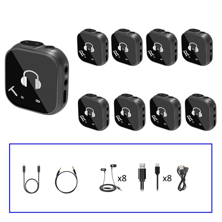 5.8G Wireless In Ear Monitor System Dual-Earphone Monitoring, Spec: One To Eight
5.8G Wireless In Ear Monitor System Dual-Earphone Monitoring, Spec: One To Eight