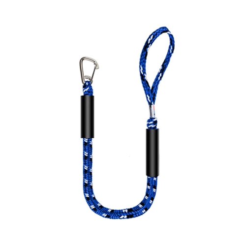 

Pier Stainless Steel Clamp Boat Rope Accessories PWC Built-In Buffer Kayak Mooring Cable(Blue White Black)