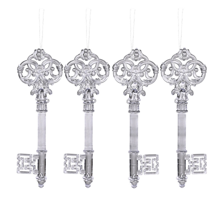 4pcs /Pack Key Type Christmas Acrylic Transparent Pendants Christmas Tree Decorations
4pcs /Pack Key Type Christmas Acrylic Transparent Pendants Christmas Tree Decorations