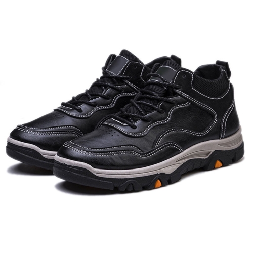 Men Outdoor Hiking Casual Leather Shoes Thickened Non-Slip Waterproof Sneakers, Size: 39(Black)
Men Outdoor Hiking Casual Leather Shoes Thickened Non-Slip Waterproof Sneakers, Size: 39(Black)