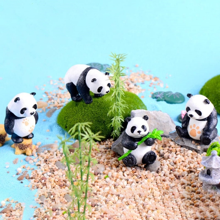 4pcs/set Panda Micro Landscape PVC Cake Accessories Doll Ornaments, Size: Large
4pcs/set Panda Micro Landscape PVC Cake Accessories Doll Ornaments, Size: Large