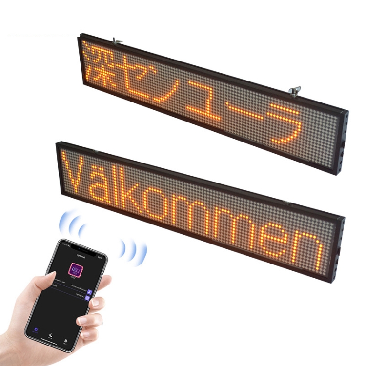 Wifi Scrolling LED Sign Message Board Support Multi-Languauge Monochrome 260x95x15mm (Black Frame)
Wifi Scrolling LED Sign Message Board Support Multi-Languauge Monochrome 260x95x15mm (Black Frame)