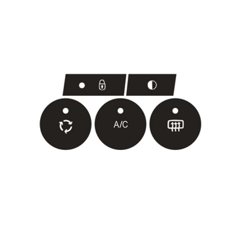 For Citroen C4L 2014-2018 Air Conditioning Door Lock Button Repair Sticker(Manual AC)
For Citroen C4L 2014-2018 Air Conditioning Door Lock Button Repair Sticker(Manual AC)