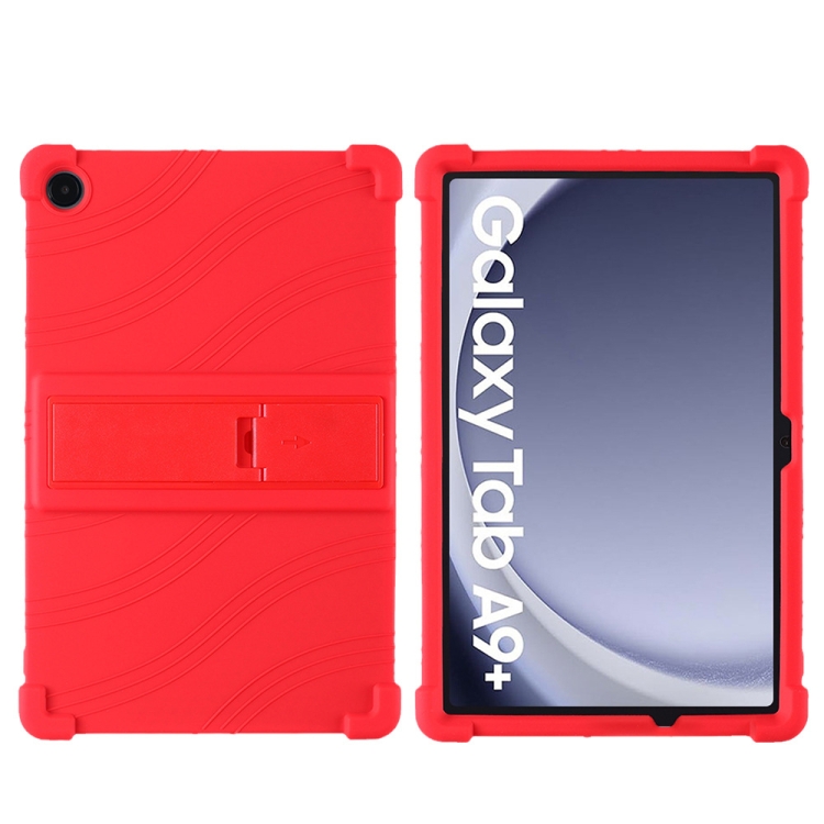 For Samsung Galaxy Tab A9+ Shockproof Silicone Tablet Protective Case With Holder(Red)
For Samsung Galaxy Tab A9+ Shockproof Silicone Tablet Protective Case With Holder(Red)