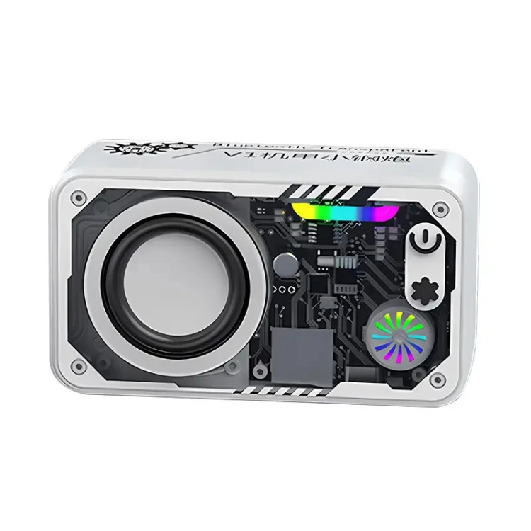 V1 Mecha Wind Small Steel Cannon Multifunctional Sound Outdoor Portable Desktop Speaker(White)
V1 Mecha Wind Small Steel Cannon Multifunctional Sound Outdoor Portable Desktop Speaker(White)