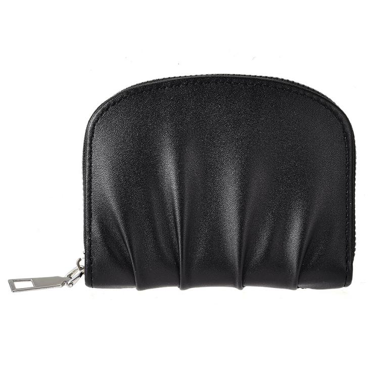 Women Wallet Pleated Sense PU Zipper Short Wallet Simple Solid Color Coin Purse(Black)
Women Wallet Pleated Sense PU Zipper Short Wallet Simple Solid Color Coin Purse(Black)