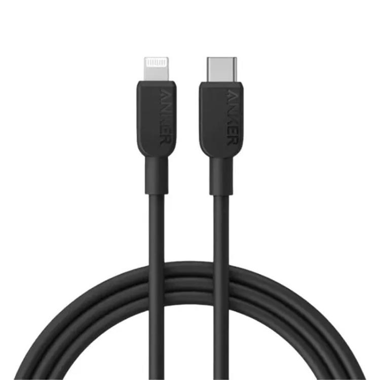 ANKER 310 Fast Charging PD Cable PVC Material Type-C to 8 Pin Fast Charging Cable, Color: Black 0.9m
ANKER 310 Fast Charging PD Cable PVC Material Type-C to 8 Pin Fast Charging Cable, Color: Black 0.9m