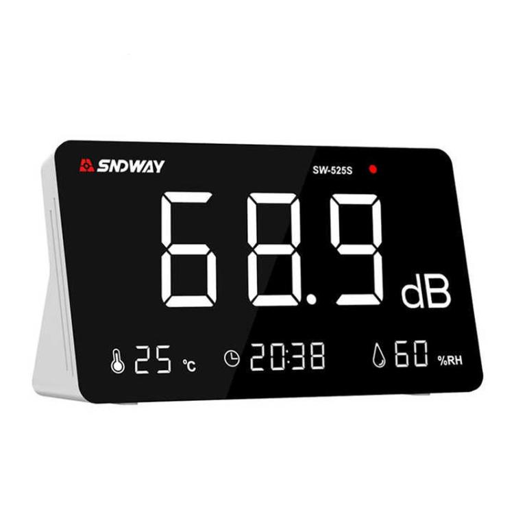 SNDWAY SW-525S Desktop Noise Meter Temperature and Humidity Meter Decibel Meter Environmental Noise Monitor
SNDWAY SW-525S Desktop Noise Meter Temperature and Humidity Meter Decibel Meter Environmental Noise Monitor