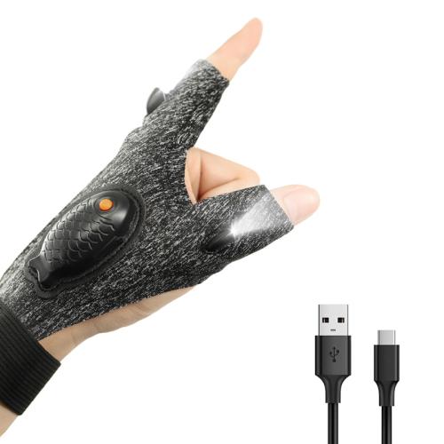 Night Riding Lighting Car Repair Fish Rechargeable LED Light Gloves, Style: Sisal Gray-Left Hand
Night Riding Lighting Car Repair Fish Rechargeable LED Light Gloves, Style: Sisal Gray-Left Hand