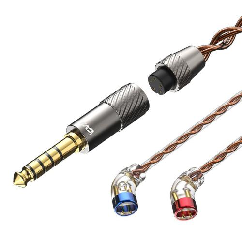 CVJ VS400 Interchangeable Audio Plug Oxygen-Free Copper Headphone Upgrade Cable, Style: 4.4mm S Pin
CVJ VS400 Interchangeable Audio Plug Oxygen-Free Copper Headphone Upgrade Cable, Style: 4.4mm S Pin