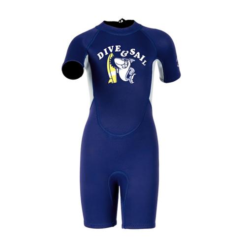 DIVE & SAIL 2.5MM Short Sleeve One-piece Warm Kids Wetsuit Snorkeling Cold Resistant Swimsuit, Size: S(Navy Blue)
DIVE & SAIL 2.5MM Short Sleeve One-piece Warm Kids Wetsuit Snorkeling Cold Resistant Swimsuit, Size: S(Navy Blue)