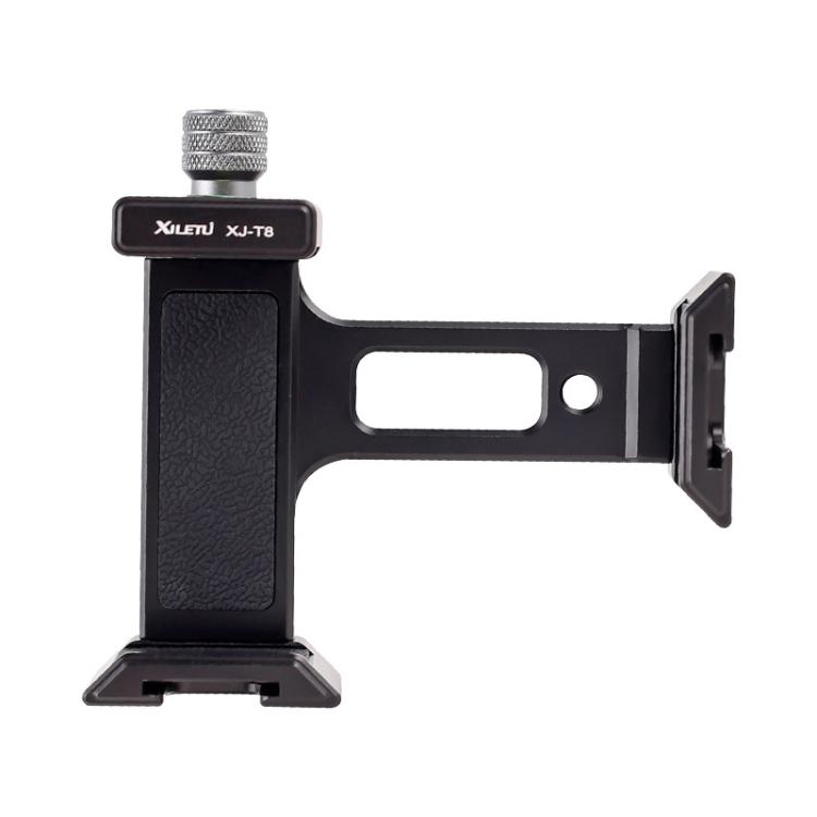XILETU XJ-T8 Metal Phone Holder Clamp With Cold Shoe 1/4-inch Screw Hole & Arca-Swiss Compatible Base(Black)
XILETU XJ-T8 Metal Phone Holder Clamp With Cold Shoe 1/4-inch Screw Hole & Arca-Swiss Compatible Base(Black)