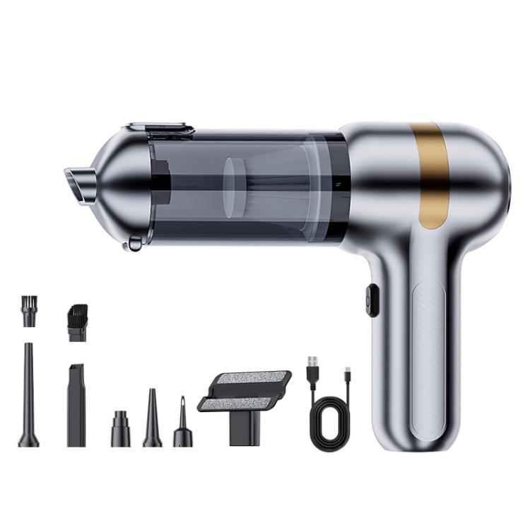 SUITU ST-6665 Pro Car Wireless Vacuum Cleaner High Power Portable Mini Handheld Blower Vacuum Cleaner, Color: Silver Gold
SUITU ST-6665 Pro Car Wireless Vacuum Cleaner High Power Portable Mini Handheld Blower Vacuum Cleaner, Color: Silver Gold
