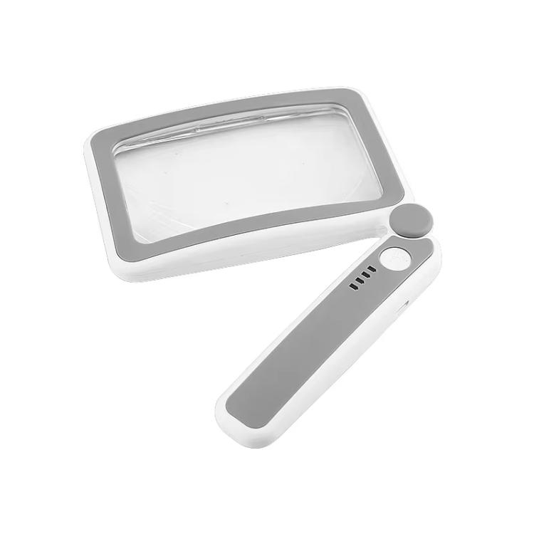 3.5x 12LED Folding Magnifying Glass Handheld Reading Glass With Charge Display(White)
3.5x 12LED Folding Magnifying Glass Handheld Reading Glass With Charge Display(White)