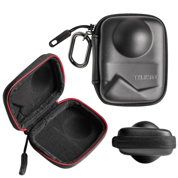 TELESIN Full-Coverage PU Carrying Case for DJI Osmo 360 Camera Protective Pouch with Carabiner Clip
TELESIN Full-Coverage PU Carrying Case for DJI Osmo 360 Camera Protective Pouch with Carabiner Clip