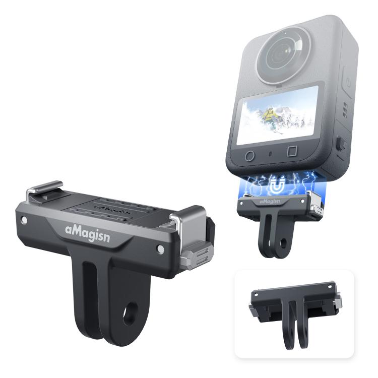 For DJI Osmo 360/Action 5 Pro/4/3 aMagisn Magnetic Quick-Release Adapter Plastic Snap-On Base(Black)
For DJI Osmo 360/Action 5 Pro/4/3 aMagisn Magnetic Quick-Release Adapter Plastic Snap-On Base(Black)