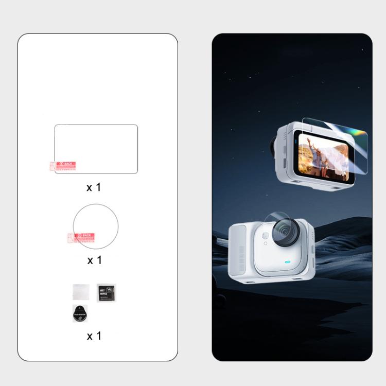 For Insta360 GO Ultra 1 Set Screen Protector & Lens Film Kit Tempered Glass + Hydrogel HD Protection
For Insta360 GO Ultra 1 Set Screen Protector & Lens Film Kit Tempered Glass + Hydrogel HD Protection