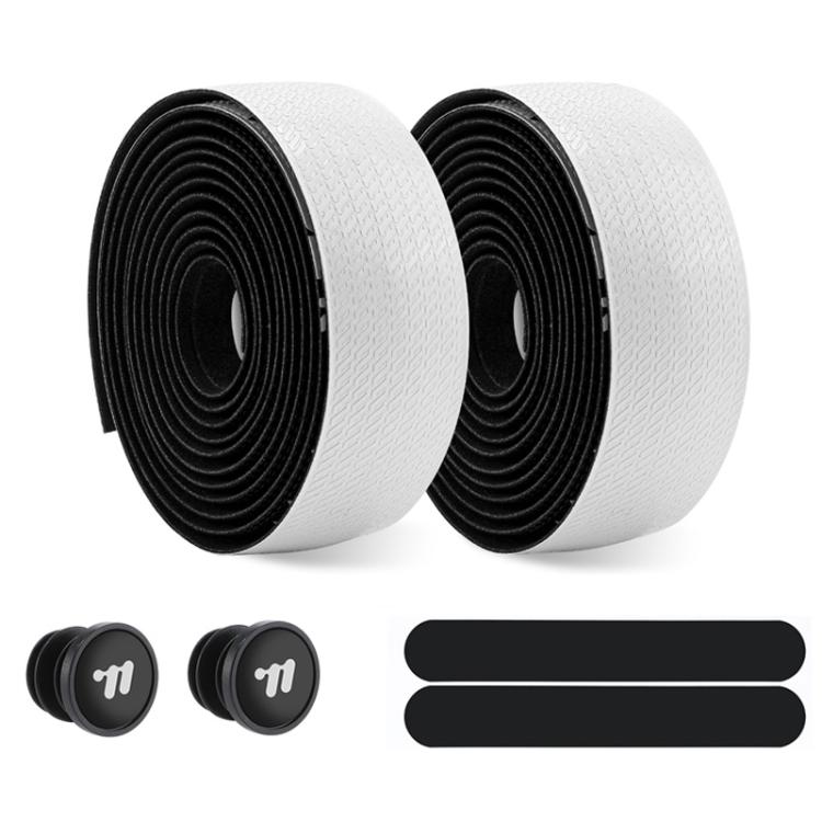 WEST BIKING YP0804093 1pair Bicycle Gradient Wear-Resistant Handlebar Tape Anti-Slip Shock-Absorbing Road Bike Handle Wrap(Black White) 
WEST BIKING YP0804093 1pair Bicycle Gradient Wear-Resistant Handlebar Tape Anti-Slip Shock-Absorbing Road Bike Handle Wrap(Black White)