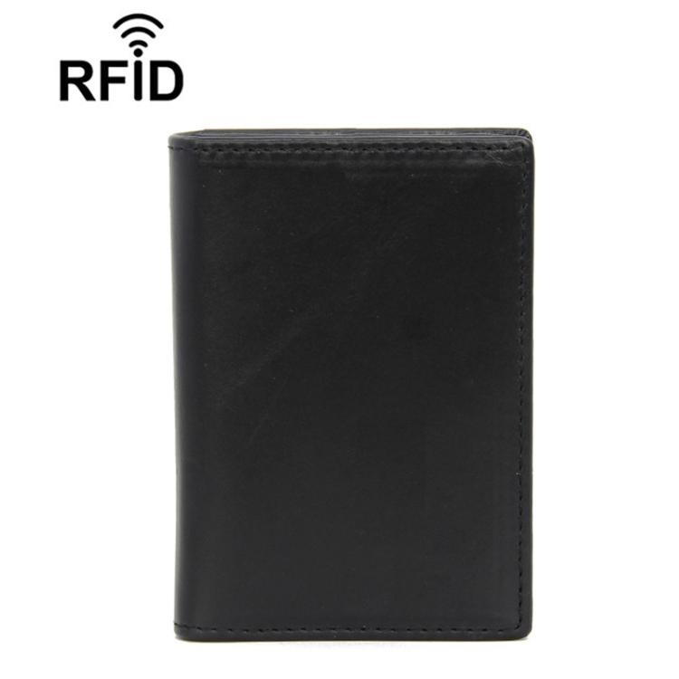 Leather RFID Anti-Theft Card Holder Multi-Card Slot Business Card Case(Black)
Leather RFID Anti-Theft Card Holder Multi-Card Slot Business Card Case(Black)