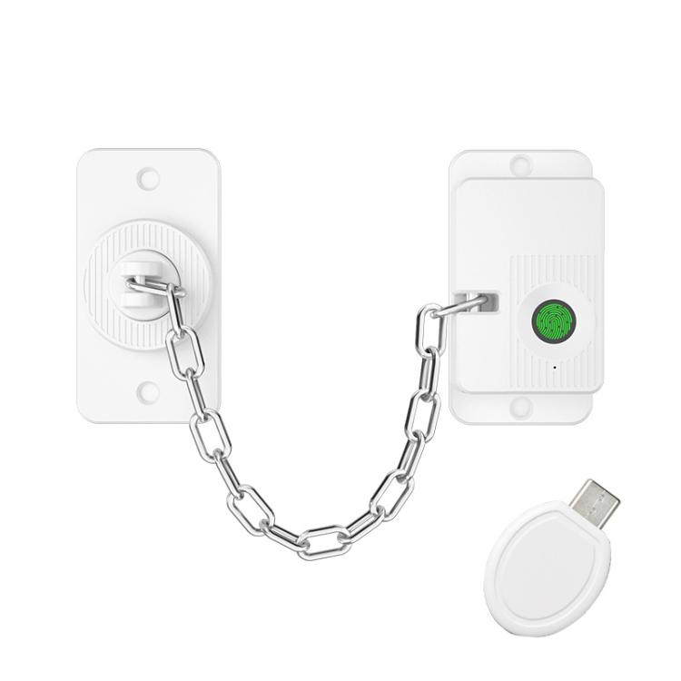 Smart Fingerprint Chain Lock with Electronic Key Child & Pet Safety Window Restrictor(FQ23 White)
Smart Fingerprint Chain Lock with Electronic Key Child & Pet Safety Window Restrictor(FQ23 White)