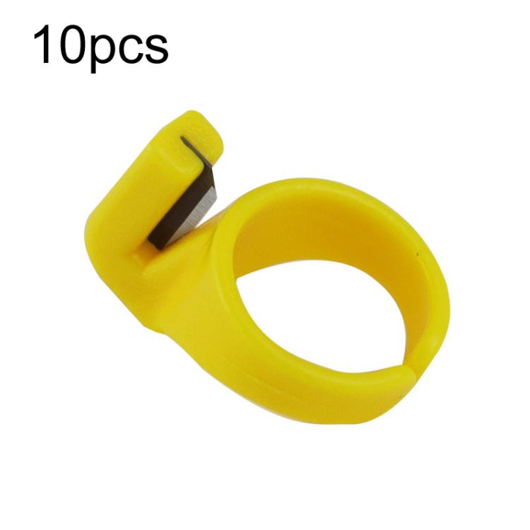 10pcs Cross Stitch Household Hand Sewing Thread Cutting Ring Knife(Yellow)
10pcs Cross Stitch Household Hand Sewing Thread Cutting Ring Knife(Yellow)