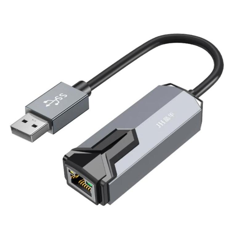 JINGHUA 2.5G Wired Network Adapter RJ45 Laptop HUB, Specification: USB