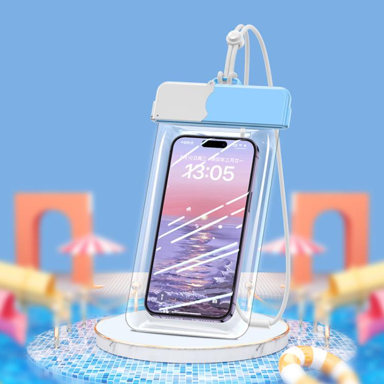 7.2 inch Cell Phone IPX8 Grade Waterproof Bag Touch Screen Swimming Dive Cover, Color: Blue White
7.2 inch Cell Phone IPX8 Grade Waterproof Bag Touch Screen Swimming Dive Cover, Color: Blue White
