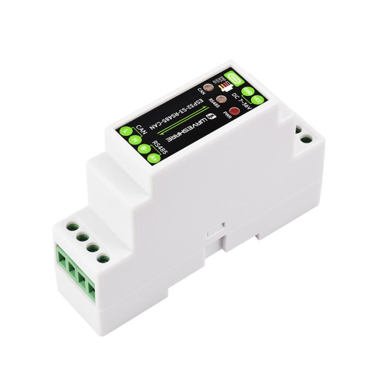 WAVESHARE ESP32-S3-RS485-CAN Industrial Control Board Communication Device Supports WiFi / Bluetooth Built-In Multiple Protection Circuits
WAVESHARE ESP32-S3-RS485-CAN Industrial Control Board Communication Device Supports WiFi / Bluetooth Built-In Multiple Protection Circuits