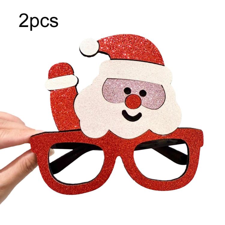 2pcs Christmas Eyeglass Frame Decorations Party Dress-Up Photo Props, Style: Santa Claus
2pcs Christmas Eyeglass Frame Decorations Party Dress-Up Photo Props, Style: Santa Claus