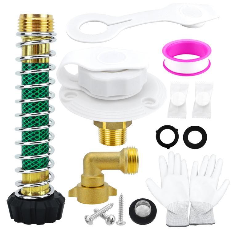 Automotive Lead-Free Brass Inlet Water Inlet Connection Check Valve Mounting Kit(White)
Automotive Lead-Free Brass Inlet Water Inlet Connection Check Valve Mounting Kit(White)