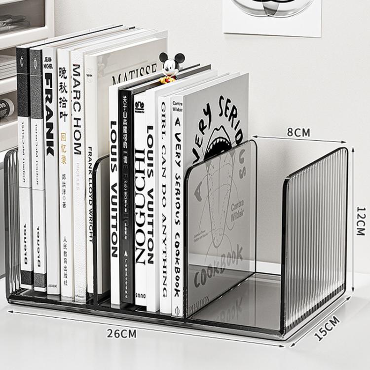 Acrylic Bookends & Document Holder Desktop Book Organizer For Office(Grey)
Acrylic Bookends & Document Holder Desktop Book Organizer For Office(Grey)