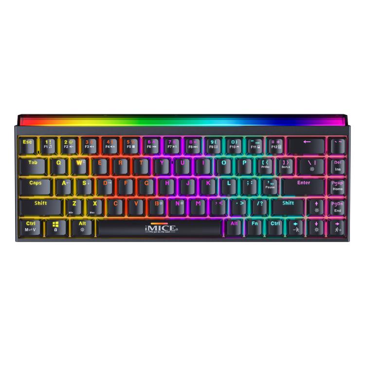 iMICE GK-170 Type-C 1.5m Wired Hot-Swappable 68-Key RGB Mechanical Keyboard(Standard Black)
iMICE GK-170 Type-C 1.5m Wired Hot-Swappable 68-Key RGB Mechanical Keyboard(Standard Black)