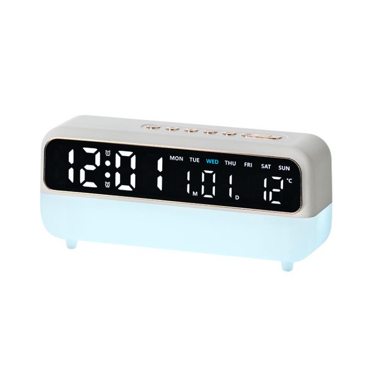 Multi-Function Digital Alarm Clock With Dimmable Night Light, Date/Weekday/Temperature, Dual Alarms, Timer Function, USB Charging Port(2818 White)
Multi-Function Digital Alarm Clock With Dimmable Night Light, Date/Weekday/Temperature, Dual Alarms, Timer Function, USB Charging Port(2818 White)