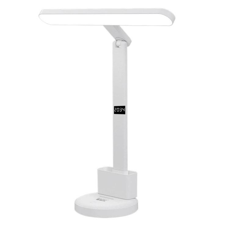 Xiajule Eye-Caring Study Desk Lamp With Time Display 3-Color Temperature Dimmable Reading Bedside Lamp, Spec: XH4000
Xiajule Eye-Caring Study Desk Lamp With Time Display 3-Color Temperature Dimmable Reading Bedside Lamp, Spec: XH4000