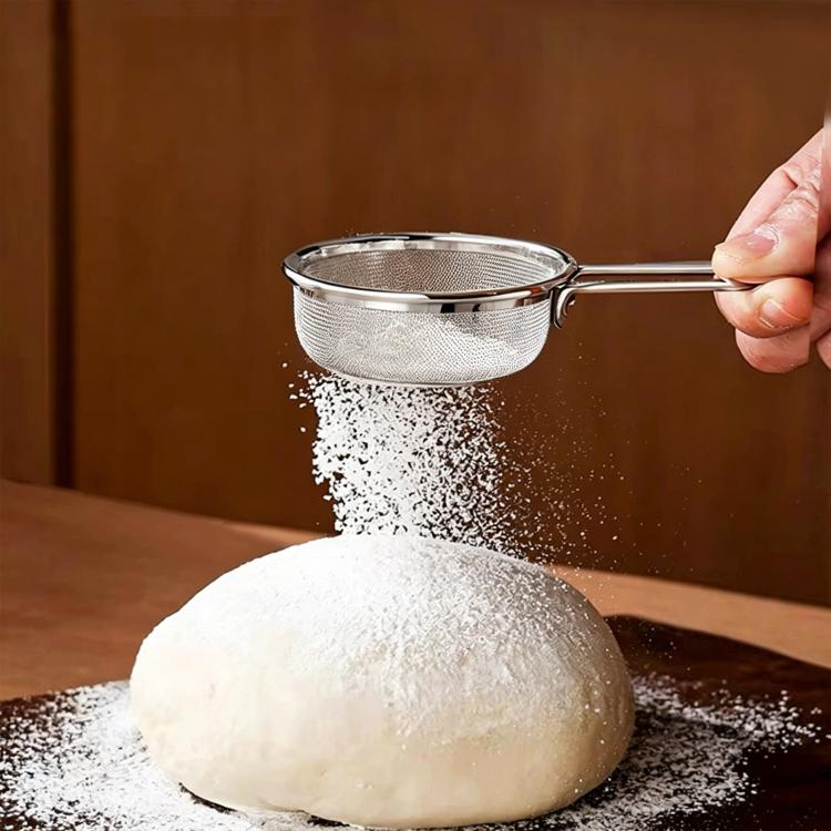 LsCook 304 Stainless Steel 40 Mesh Handheld Mini Flour Sifter(Bagged)
LsCook 304 Stainless Steel 40 Mesh Handheld Mini Flour Sifter(Bagged)