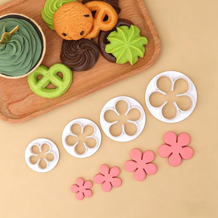 LsCook 4-Piece Set No-Handle Plum Blossom Cutter Realistic Baking Mold(OPP Bagged)
LsCook 4-Piece Set No-Handle Plum Blossom Cutter Realistic Baking Mold(OPP Bagged)