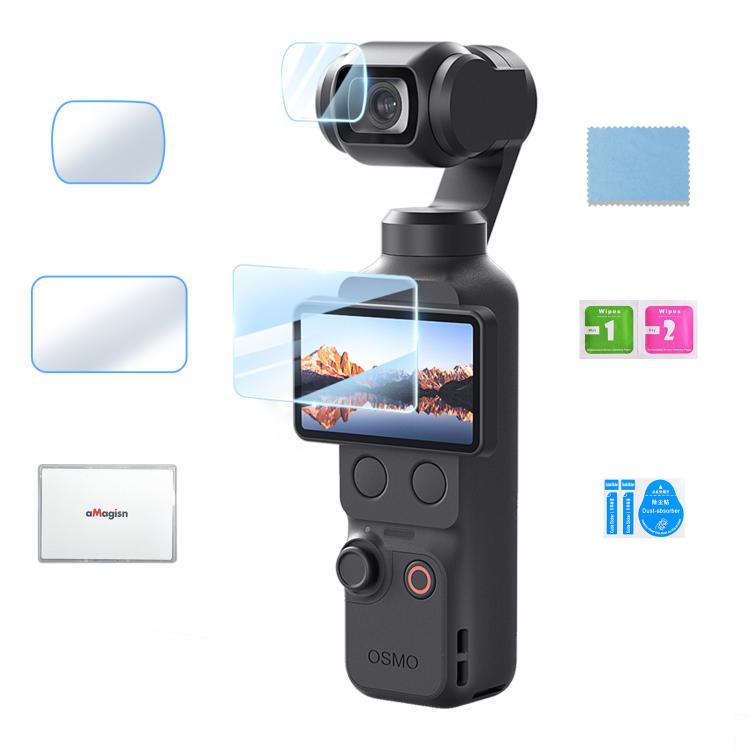 For DJI Osmo Pocket 4/3 aMagisn Screen Protector 9H Tempered Glass Lens & Screen Protective Film 1+1 Pack
For DJI Osmo Pocket 4/3 aMagisn Screen Protector 9H Tempered Glass Lens & Screen Protective Film 1+1 Pack