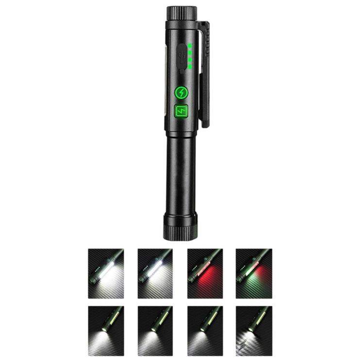 Multifunctional Dual Magnetic Pen Clip Flashlight, Outdoor Portable Inspection Work Pen Light(Black)
Multifunctional Dual Magnetic Pen Clip Flashlight, Outdoor Portable Inspection Work Pen Light(Black)