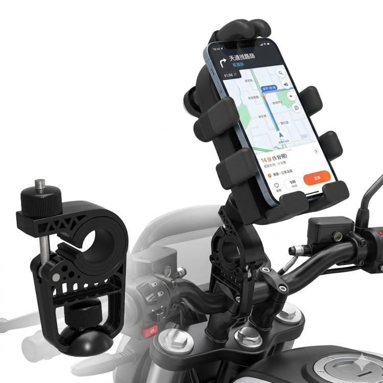 Electric Motorcycle Eight-Armed Fixation Shockproof Phone Mount, Color: All Black Handlebars
Electric Motorcycle Eight-Armed Fixation Shockproof Phone Mount, Color: All Black Handlebars