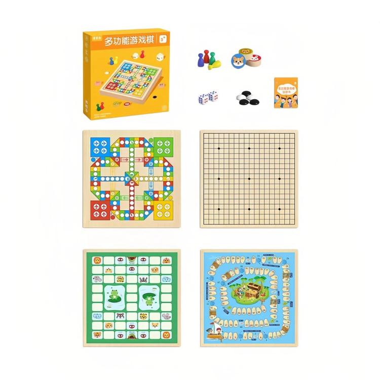 Multifunctional Chessboard Educational Toy For Children, Color: 4 in 1
Multifunctional Chessboard Educational Toy For Children, Color: 4 in 1