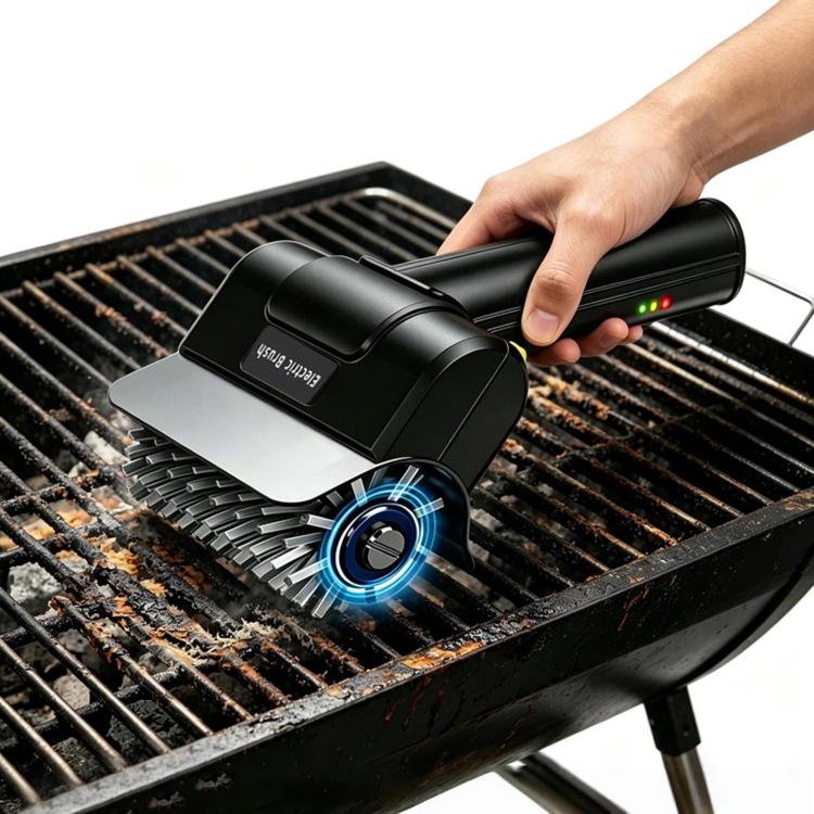 Electric Stainless Steel Roller Grill Cleaner Brush, Spec: Single Brush Head
Electric Stainless Steel Roller Grill Cleaner Brush, Spec: Single Brush Head