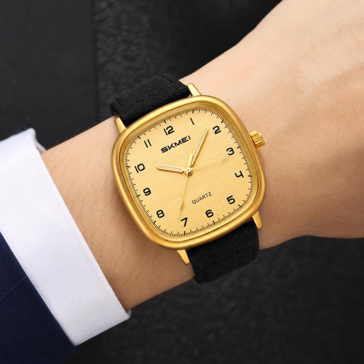 SKMEI 2586 Men Square Quartz Watch Retro Minimalist Leather Strap Timepiece(Gold Case Black Strap)
SKMEI 2586 Men Square Quartz Watch Retro Minimalist Leather Strap Timepiece(Gold Case Black Strap)